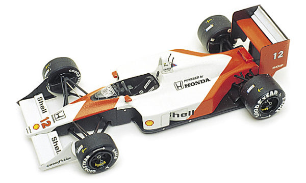 Tameo - 64T-001 McLaren MP4/4 Honda - 1988 Japanese Grand Prix - White Metal Car Kit - Scale 1:64