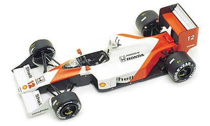 Tameo - 64T-001 McLaren MP4/4 Honda - 1988 Japanese Grand Prix - White Metal Car Kit - Scale 1:64