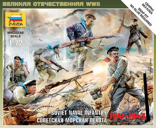 Zvezda - Soviet Naval Infantry Ww-2 :72