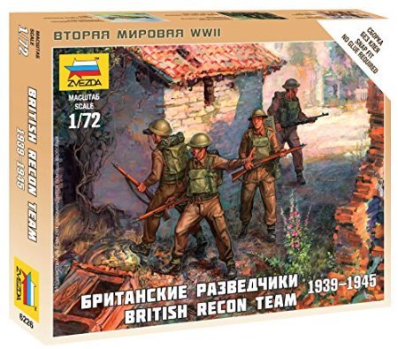 Zvezda - British Recon Team Ww-Ii 1:72