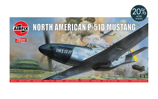 Airfix - North American P-51D Mustang 1:24 Scale