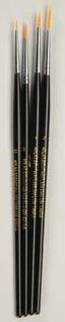 Red Sable Brush Set 4pcs