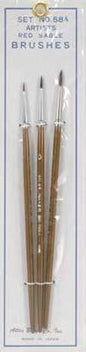 Red Sable 0-2-5/0 Brush Set
