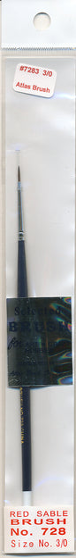 3/0 Fine Red Sable Brush