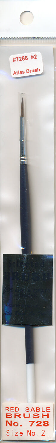 #2 Fine Red Sable Brush