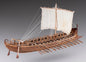 Dusek-Mamoli - D001 Greek Bireme - Wood Plank-on-Frame Model Kit - 395 mm (16") Long 1:72 Scale