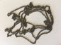 Mantua - 32210 Burnished Black Chain - 3 mm Diameter x 1 Meter Long (0.12 x 40") - Approx. 8 links/in.