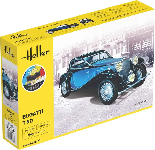 Heller - 1:24 Bugatti T50 - Starter Kit