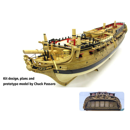 Model Shipways USF CONFEDERACY 1778 1:64 SCALE Admiralty Style