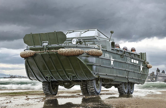 Italeri - DUKW 2½ GMC truck amphibious version - D DAY eighty years 1:35 Scale