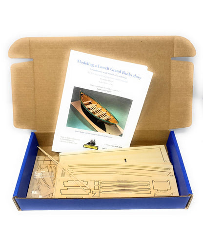 Model Shipways Lowell Grand Banks Dory 1:24 Scale  with Tools, Glue & Paint