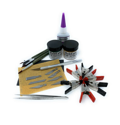 Model Shipways Lowell Grand Banks Dory 1:24 Scale  with Tools, Glue & Paint