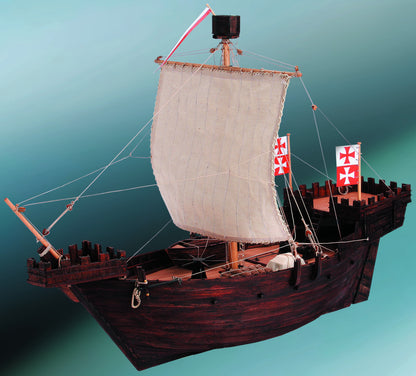 Dusek-Mamoli - Hansa COG (Hanse Kogge) 14th Century Model Ship Kit D003 - Scale 1:72