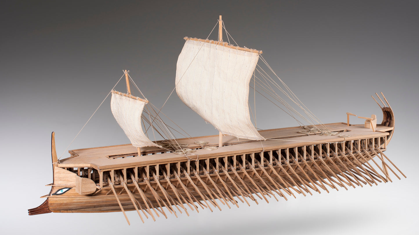 Dusek-Mamoli - Greek Trireme Model Ship Kit, 480 B.C. – Scale 1:72