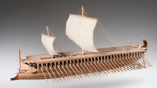 Dusek-Mamoli - Greek Trireme Model Ship Kit, 480 B.C. – Scale 1:72