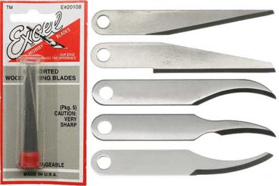 Carving Blades 5assorted