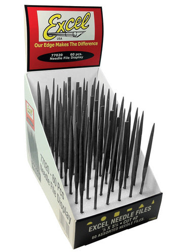 Needle File Display 60pcs