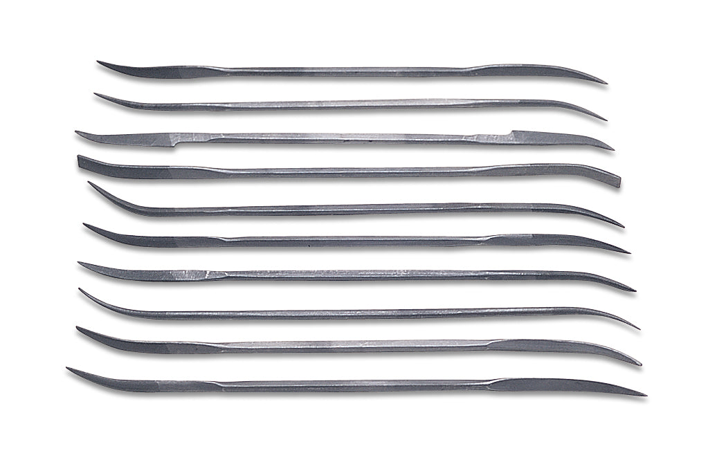 Eurotool - 10 Piece Steel Riffler File Set