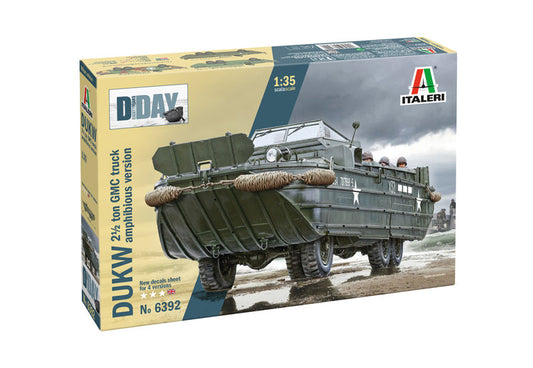 Italeri - DUKW 2½ GMC truck amphibious version - D DAY eighty years 1:35 Scale
