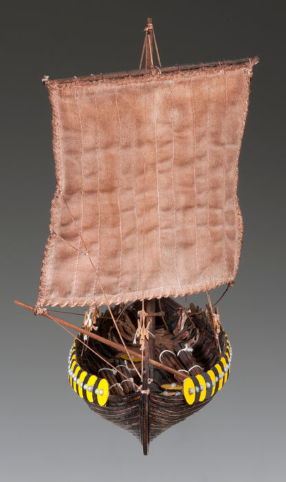 Dusek-Mamoli - D002 Viking Gokstad - Plank-On-Frame Wood Ship Model Kit - 1:72 Scale - 305mm (12-1/4") Long