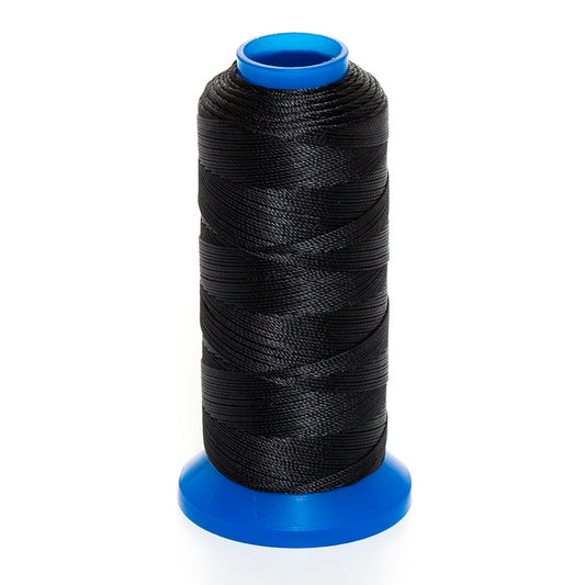 Griffin - Rigging Line @.04" x 131yds (@1mm x 120m) Black Bead Cord Jewelry Nylon Spool