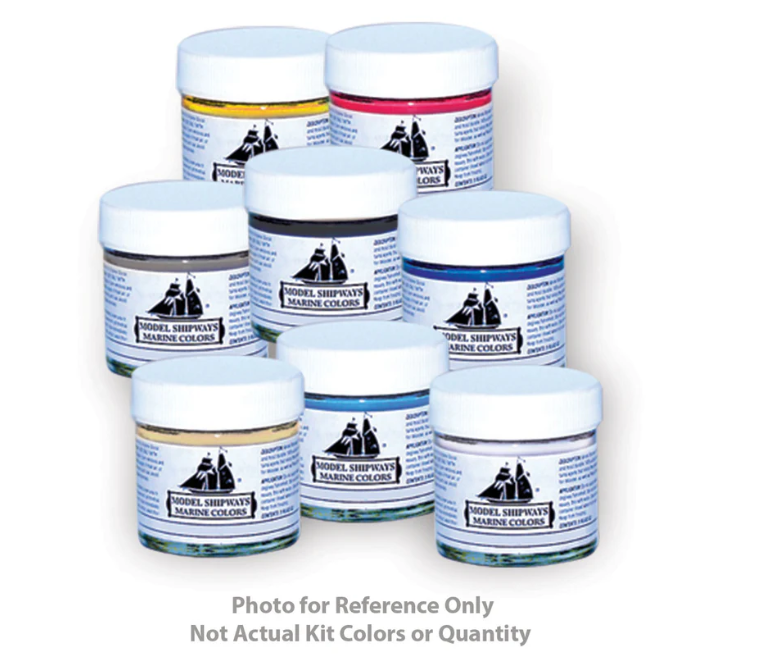 Midwest Boston 968 Sharpie Schooner Acrylic Paint Set - 7 x 1oz. Bottles