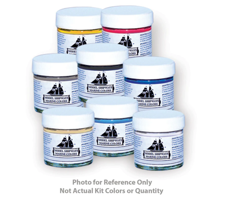 Midwest San Francisco Bay Scow Schooner Acrylic Paint Set - 8 x 1oz. Bottles
