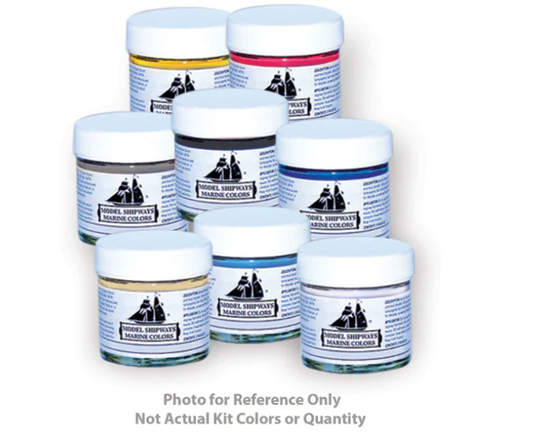 Dusek Mamoli MV41 Flying Cloud  Acrylic Paint Set - 6 x 1oz. Botles