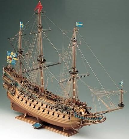 Corel - WASA, 17TH C. WARSHIP 1:75 SCALE