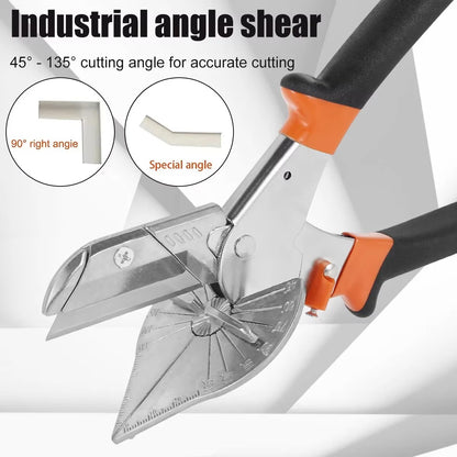 Adjustable Miter Shears for Model Building — 45° to 135°