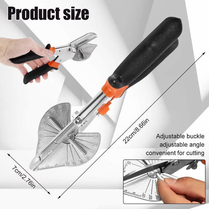 Adjustable Miter Shears for Model Building — 45° to 135°