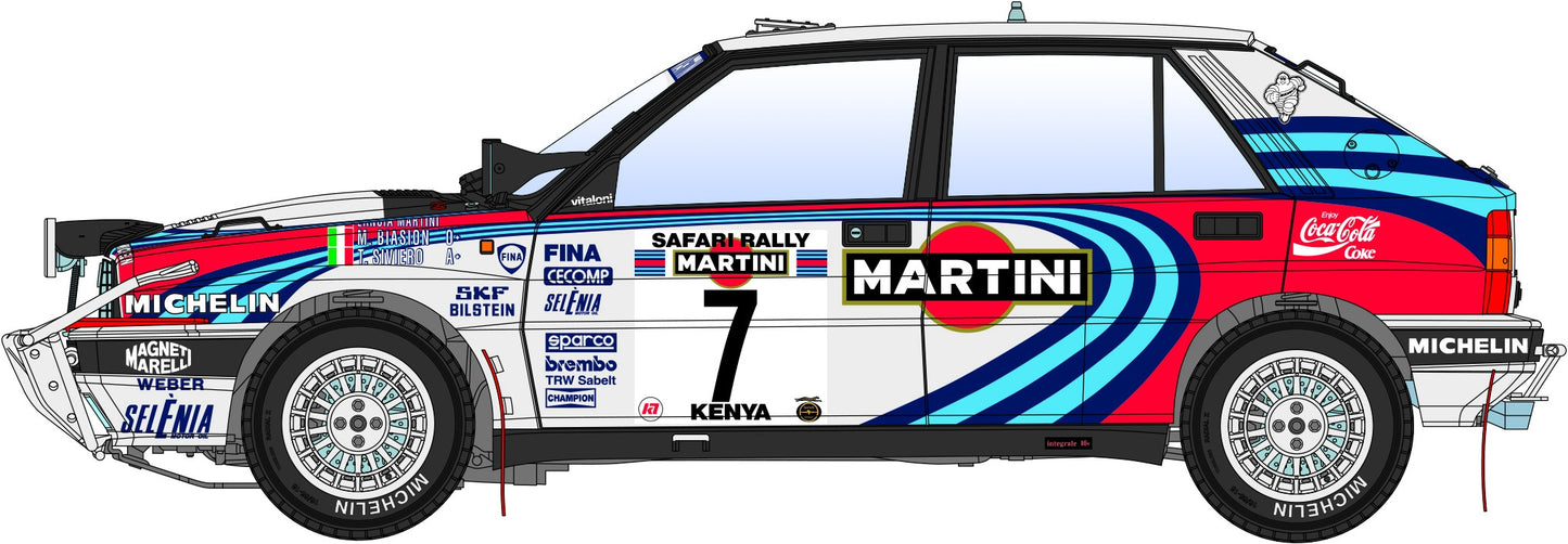 Italeri - 1:12 Lancia Delta HF Integrale 16v Safari Rally 1991