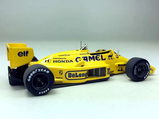 Tameo - SLK086 Lotus 99T Honda - 1987 - White Metal Car Kit - Scale 1:43, Made in Italy