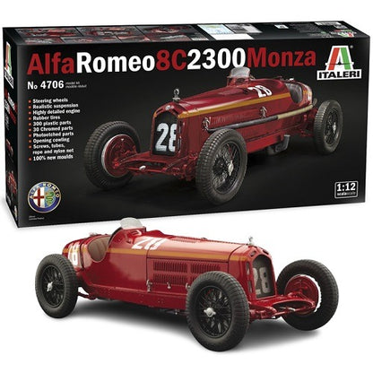 Italeri 4706 - Alfa Romeo 8C 2300 Monza 1:12 Scale