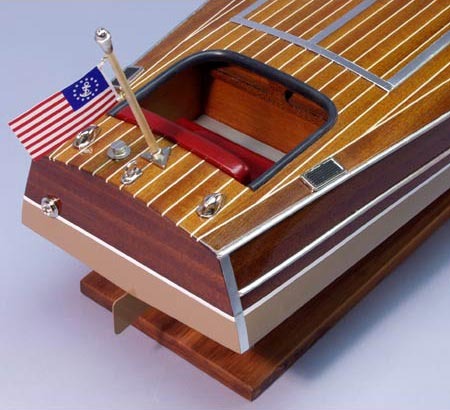 Dumas #1249 CHRIS-CRAFT 1949 Racing Runabout 1:8 Scale - Static Display or R/C Capable