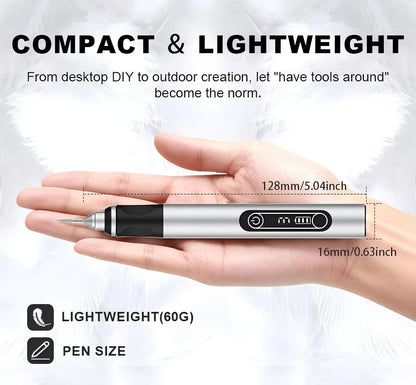 USB-Rechargeable Micro Rotary & Engraving Pen