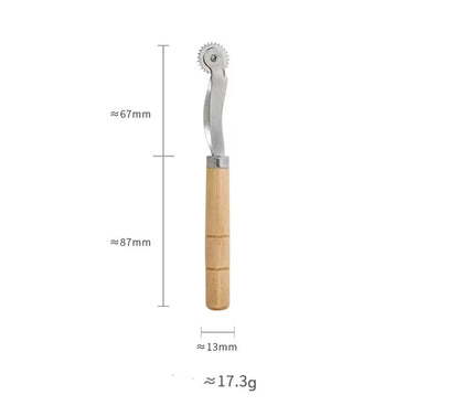 Ship Modeler's Pounce Wheel – Rivet & Nail Head Embossing Tool for Copper Hull Plating
