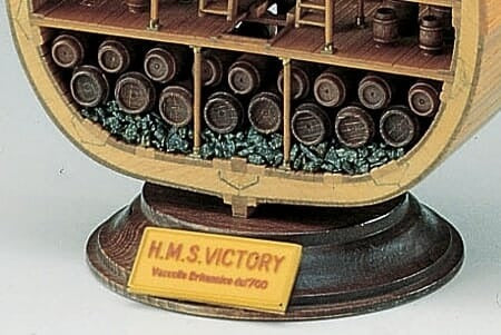 Corel - SM24 VICTORY CROSS SECTION 1:98 SCALE - Wooden Ship Model Kit ...