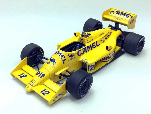 Tameo - SLK086 Lotus 99T Honda - 1987 - White Metal Car Kit - Scale 1:43, Made in Italy