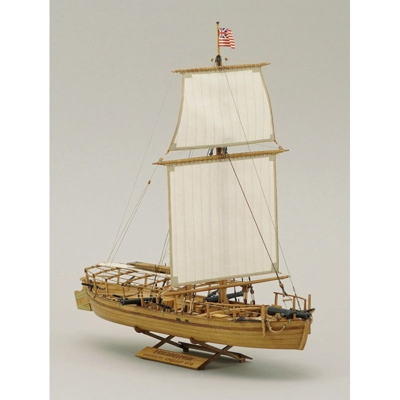 Shipyard Philadelphia American Gunboat 1776 Scale 1:72