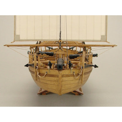 Shipyard Philadelphia American Gunboat 1776 Scale 1:72