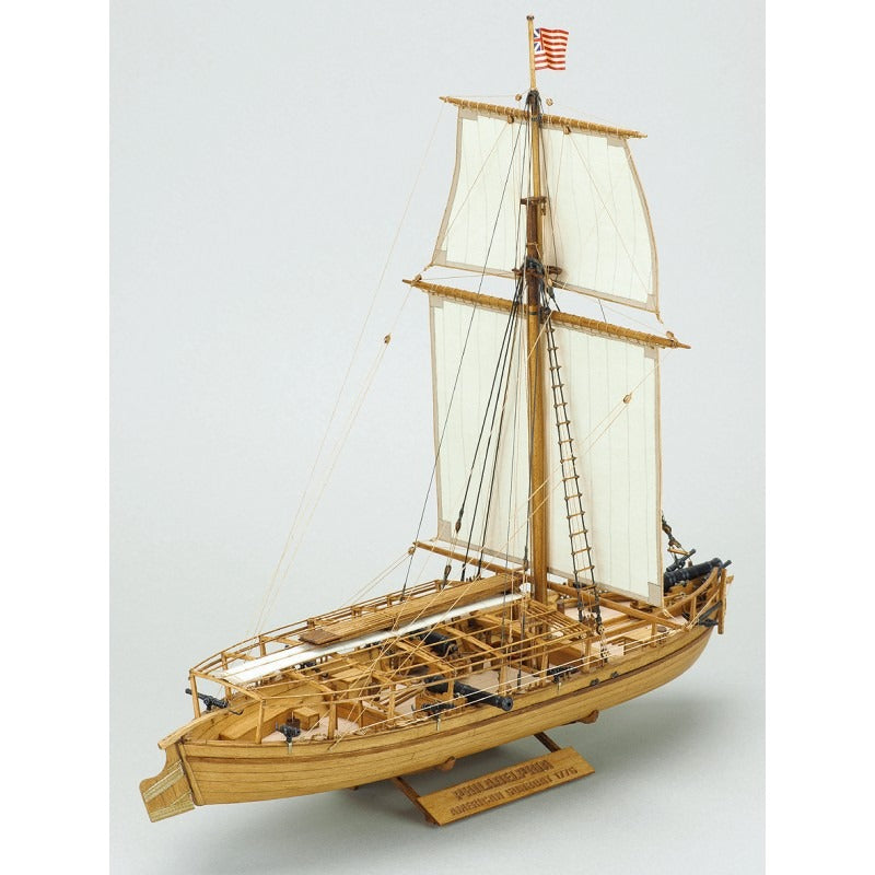 Shipyard Philadelphia American Gunboat 1776 Scale 1:72