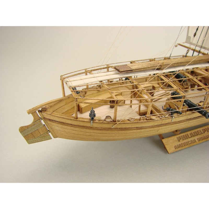 Shipyard Philadelphia American Gunboat 1776 Scale 1:72
