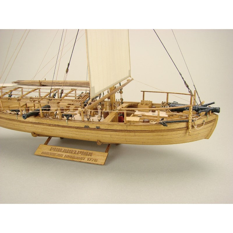 Shipyard Philadelphia American Gunboat 1776 Scale 1:72
