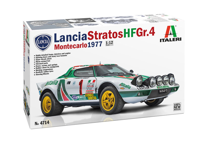 Italeri - Lancia stratos HF Gr.4 Monte Carlo 1977 - Scale 1:12