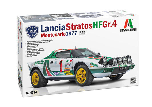 Italeri - Lancia stratos HF Gr.4 Monte Carlo 1977 - Scale 1:12