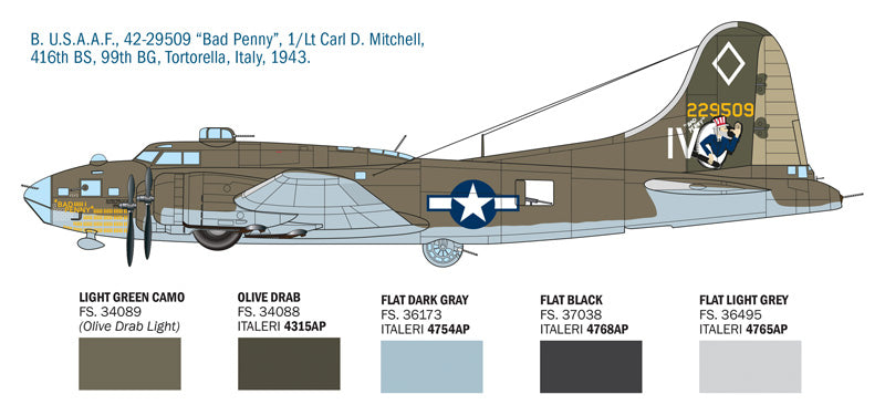 Italeri - B-17F Flyng Fortress