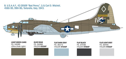 Italeri - B-17F Flyng Fortress