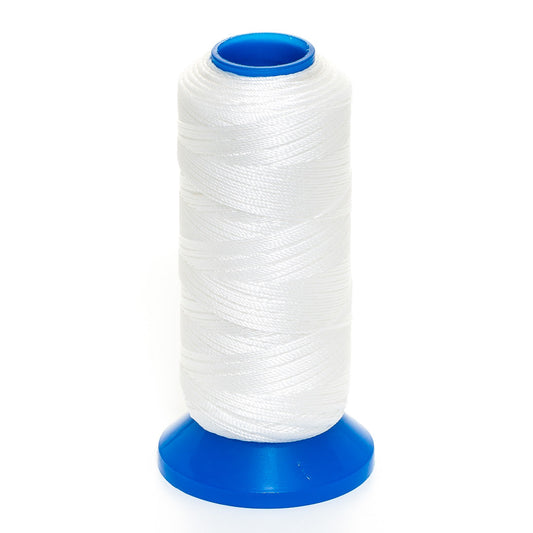 Griffin - Rigging Line @.016" x 656yds (@.4mm x 600m) White Bead Cord Jewelry Nylon Spool