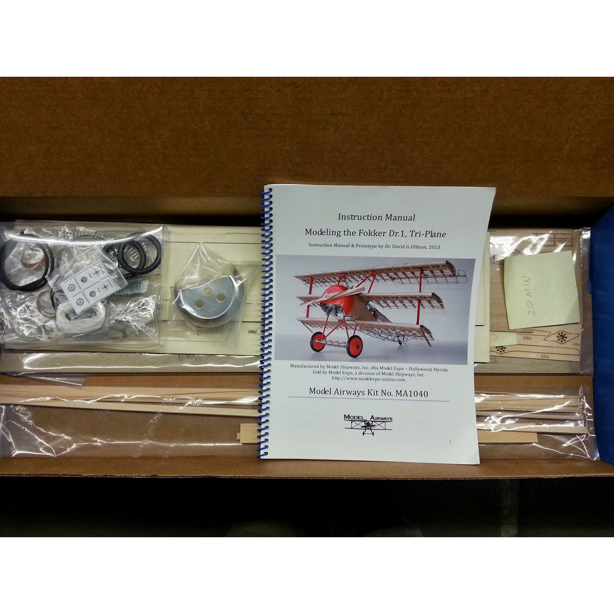 Model Airways DR.1 FOKKER TRI-PLANE 1:16 SCALE – Model Expo Online